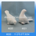 Figurines d&#39;animaux en céramique sur mesure, pigeon en céramique pour décoration de maison